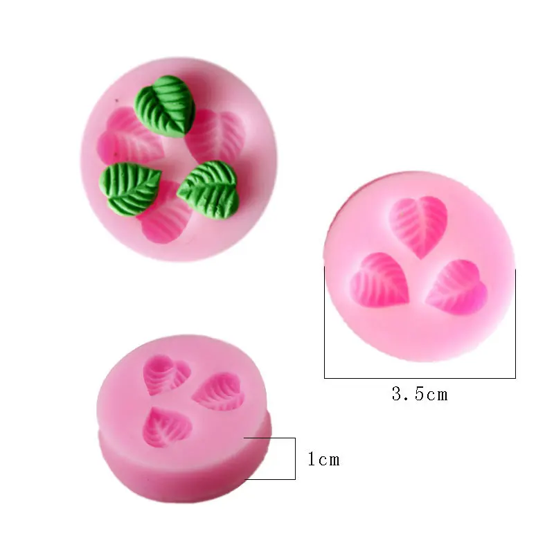 Силиконовая форма для торта с тремя листочками 1 шт. силиконовые формы мыла