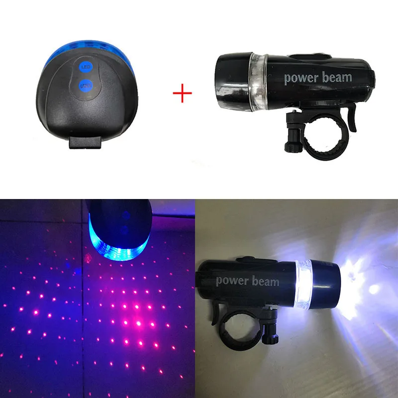Велосипедный велосипедный светильник 5LED велосипедный передний светильник s+ велосипедный задний светильник, безопасный велосипедный задний фонарь, Аксессуары для велосипеда, задний светильник