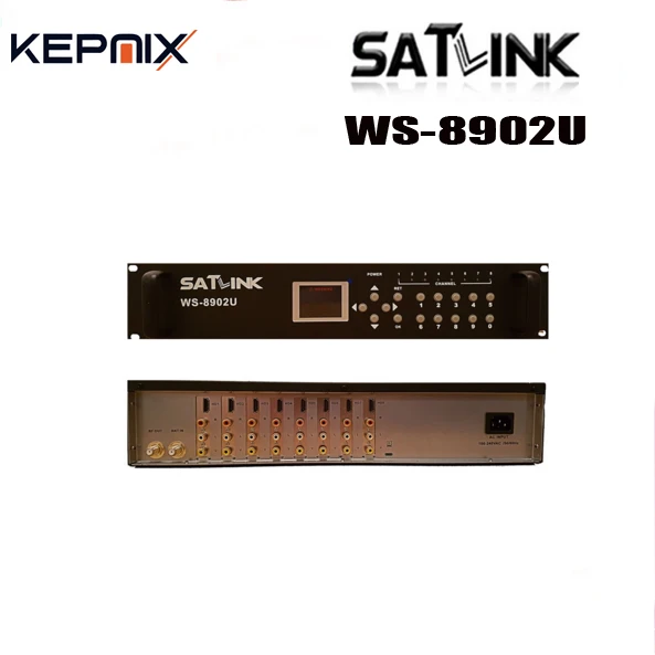 Модулятор маршрута SATLINK 7990 DVB T 8 MPEG4 аналоговый источник A/V на канал WS 8902U