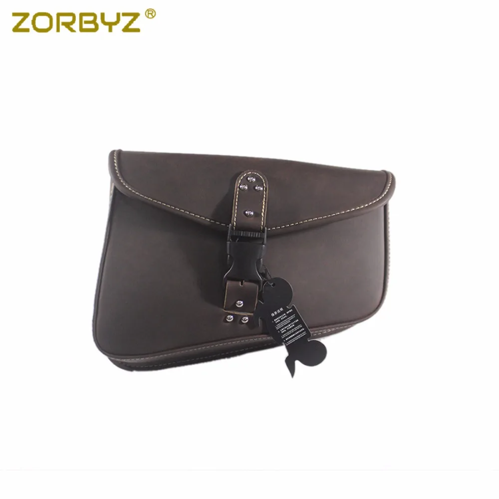 ZORBYZ 1 шт. мотоциклетная сумка из искусственной кожи в винтажном стиле для багажа