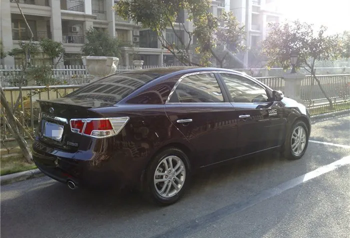 Для Kia Forte спойлер 2010/11/12/13/15/ ABS Материал заднее крыло праймер цвет для Kia Forte задний спойлер Спорт
