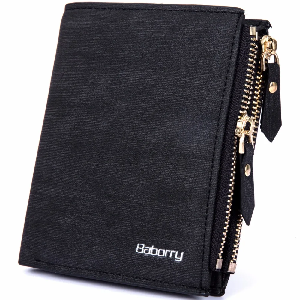 

Man Wallet PU Leather short Fashion casual Wallet Purse Coin Bag Gift RFID