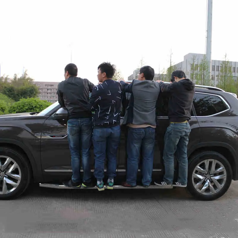 Подходит для Volkswagen Altas Teramont 2017 2018 ходовая доска из нержавеющей стали боковая