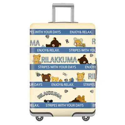 Luggage Cover A4 Модный мультяшный принт, водонепроницаемый чемодан, защитная сумка, утолщенная, Пыленепроницаемая, эластичная, для путешествий, чехол для багажа, для путешествий, Accessories19-32 - Цвет: Luggage Cover A4