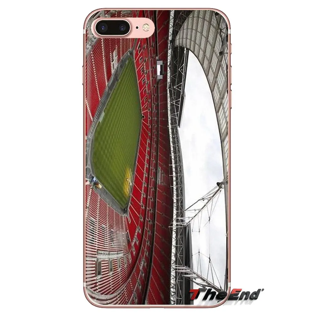 Wembley Football Stadium England Transparent Soft TPU Case For iPod Touch Apple iPhone 4 4S 5 5S SE 5C 6 6S 7 8 X XR XS Plus MAX |