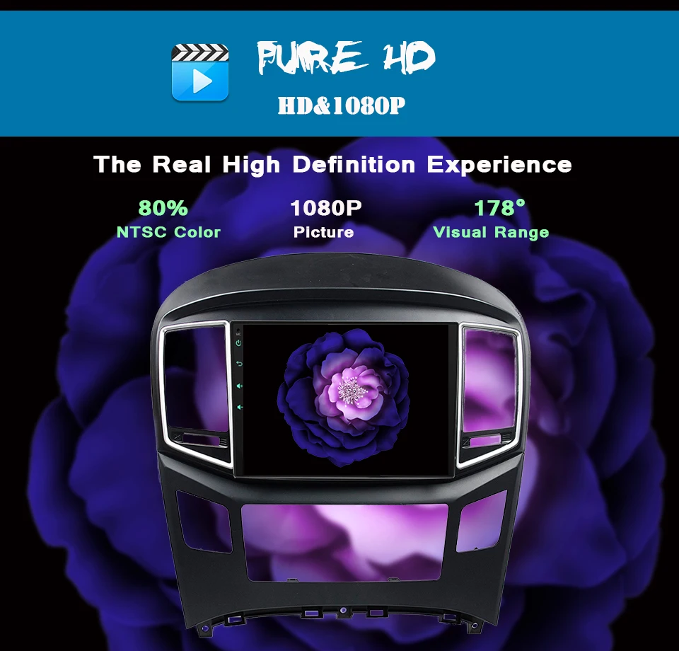 9 дюймов 2 din Android 10,0 4G Автомобильный dvd-плеер для hyundai H1 Grand Starex-18 радио магнитофон видео Gps wifi RDS usb аудио