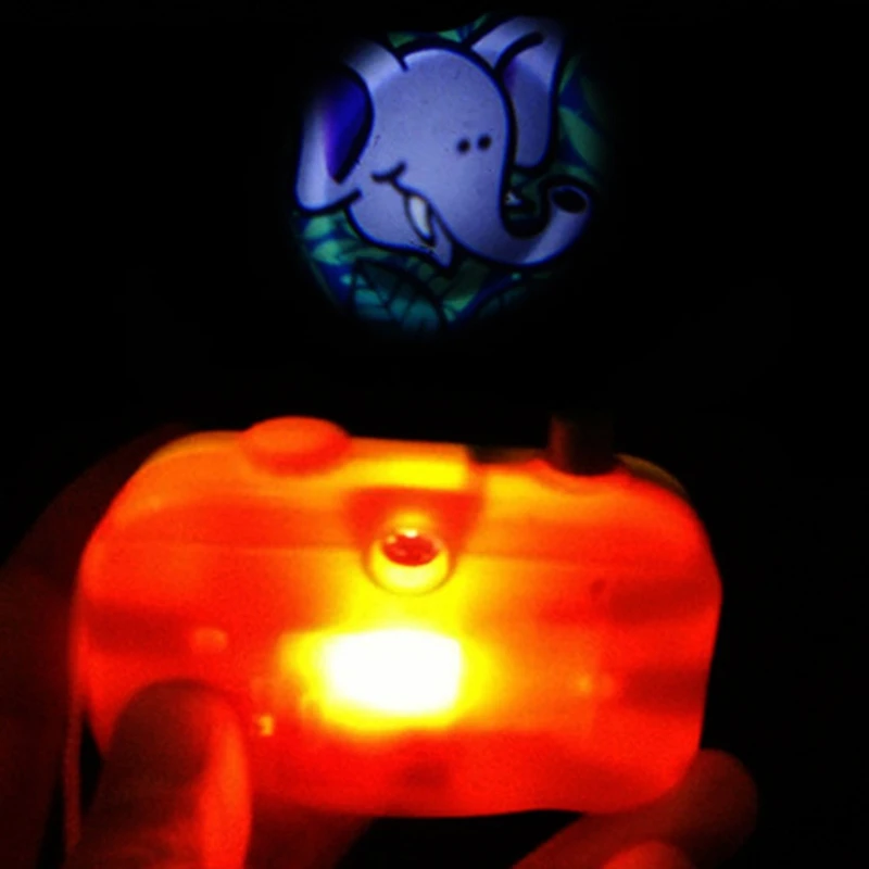 

New Animal Projection Mini Camera Toy with Light Cartoon LED Flashing Educational Toy Kid baby Children Birthday Gifts