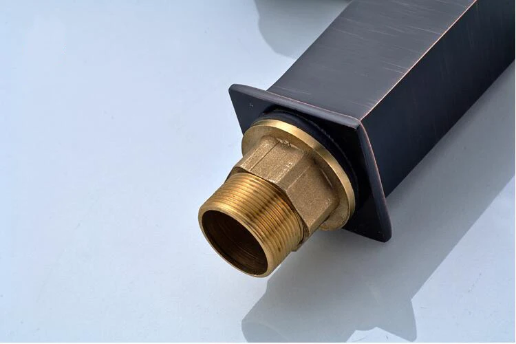 Античный кран для умывальника ORB холодной и горячей воды латунный Смеситель