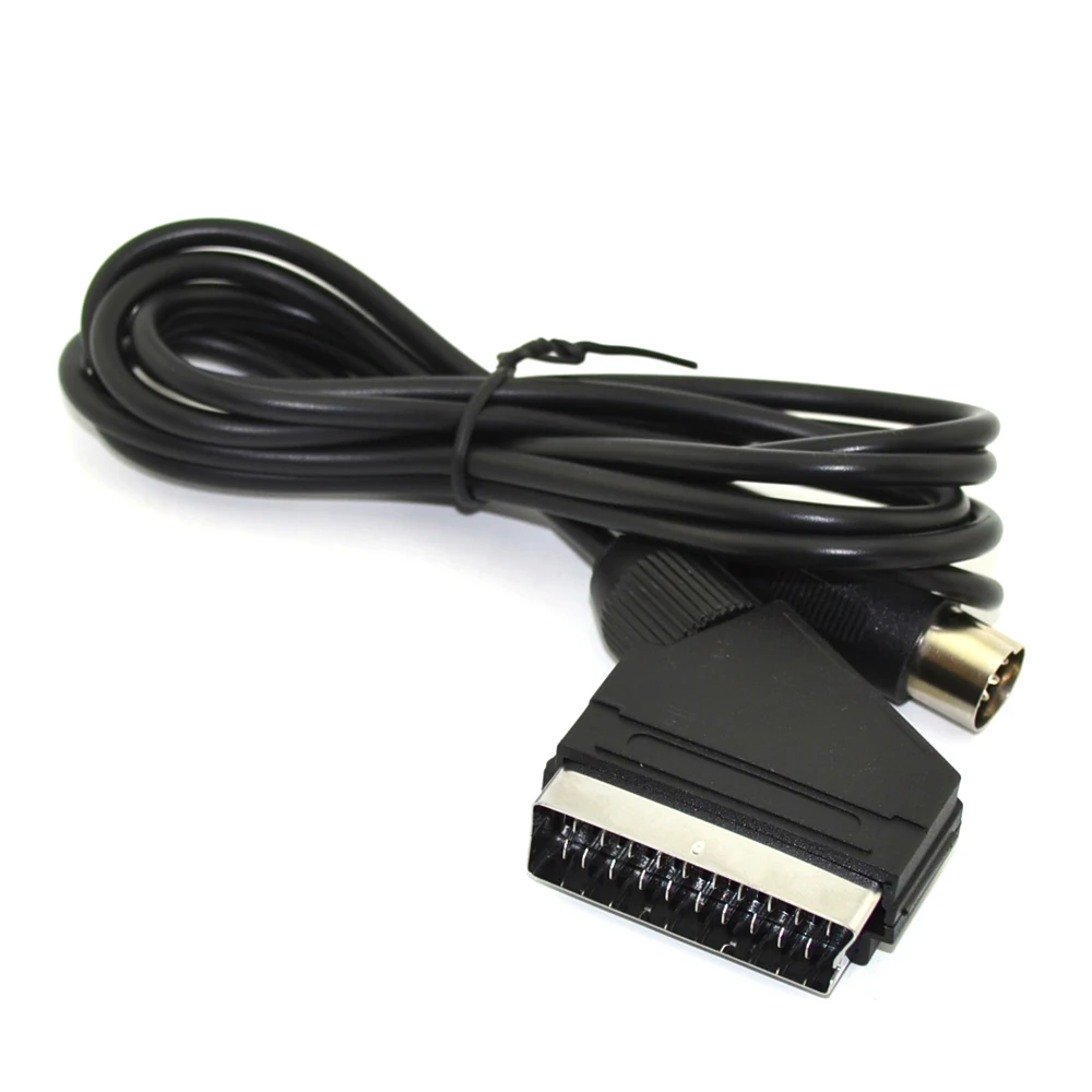100 шт. NTSC V Pin Scart кабель AV свинец для SEGA Mega Drive 1 Genesis 1|Кабели| |