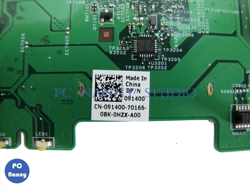 PCNANNY для Inspiron N5030 Series работающая материнская плата ноутбук 91400 091400 DDR3 без
