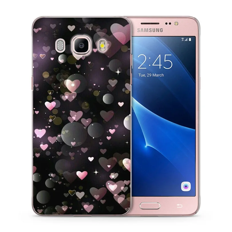 Чехол для Samsung Galaxy A3 A5 2016 2015 2017 prime J1 J3 J5 J7 ТПУ цветной ландшафт мягкий разноцветный