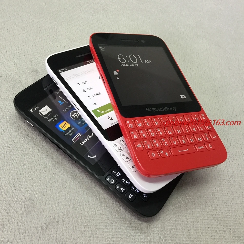 

Original Blackberry Q5 Unlocked 2GB RAM GSM 3G Refurbished 3.1" 5MP WIFI GPS ROM 8GB QWERTY Keyboard Mobile phone