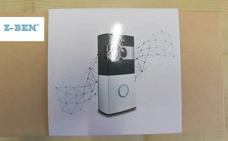 Низкая Мощность потребление Беспроводной WI FI дверной звонок работает с Alexa видео
