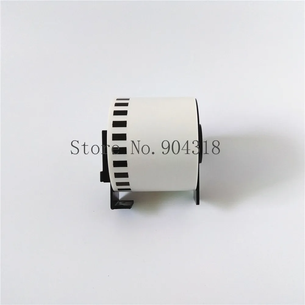 4 рулона совместимых этикеток Brother DK 22205 Φ DK22205 DK2205 62 мм x 30 48 м 2-3/7 дюйма 100 в каждой