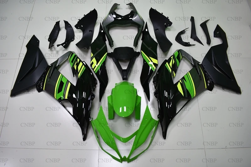 Zx6r комплект обтекателей для Kawasaki Zx6r 2013- цвета: черный, зеленый, набор для всего тела для Kawasaki Zx6r Пластик обтекатели