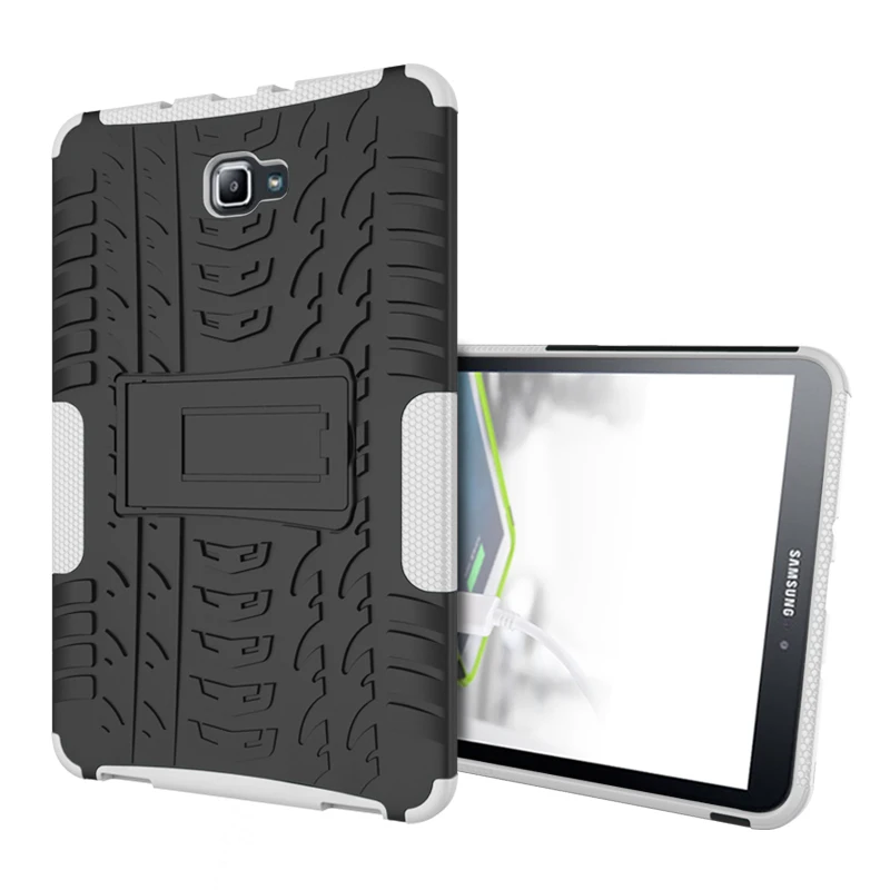 Жесткий ПК+ Мягкий ТПУ защитный чехол для планшета samsung Galaxy Tab A A6 10,1 дюйма T585 T580 SM-T580 T580N защитный чехол+ ручка
