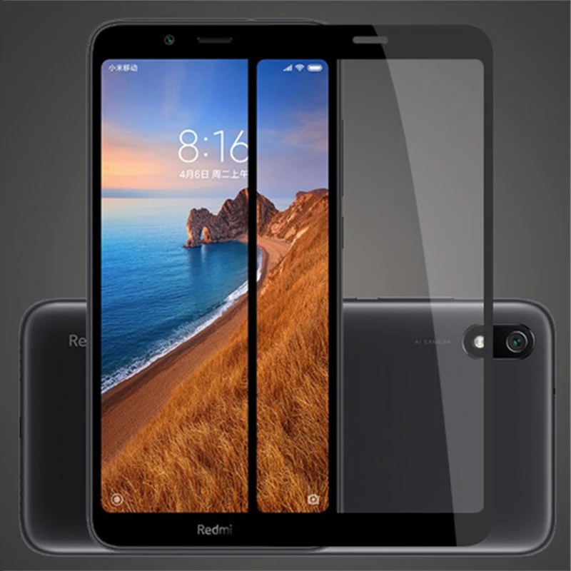 Закаленное стекло 9H с полным покрытием для Xiaomi Redmi 7A защитная пленка экрана 7 A Redmi7a