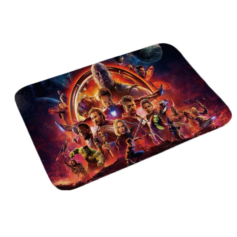 Avengers Carpet XINTOCH ковёр Мстителей, плюшевые игрушки Marvel MCU, Человек-паук, железный человек, Капитан Америка, ковер, подарок для детей, Прямая поставка - Цвет: Avengers Carpet