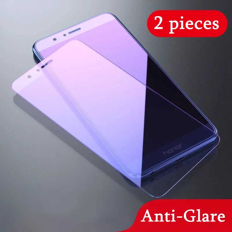2pcs Anti-Glare 2 шт закаленное стекло для защиты экрана для huawei honor 8 2.5D 9h Твердость Закаленное стекло для huawei honor 8 стеклянная пленка - Цвет: 2pcs Anti-Glare