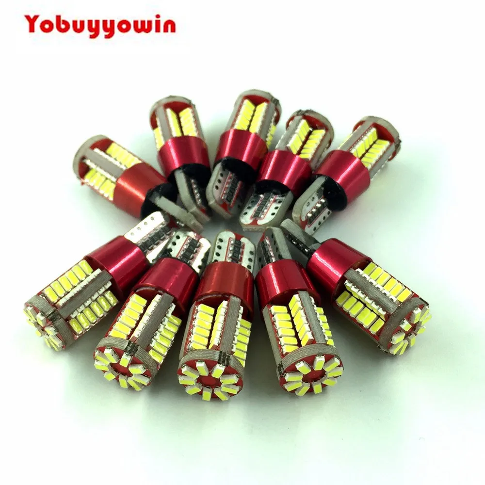

2 шт., Неполярные боковые лампы 5 Вт T10 CANBUS 57-SMD 3014