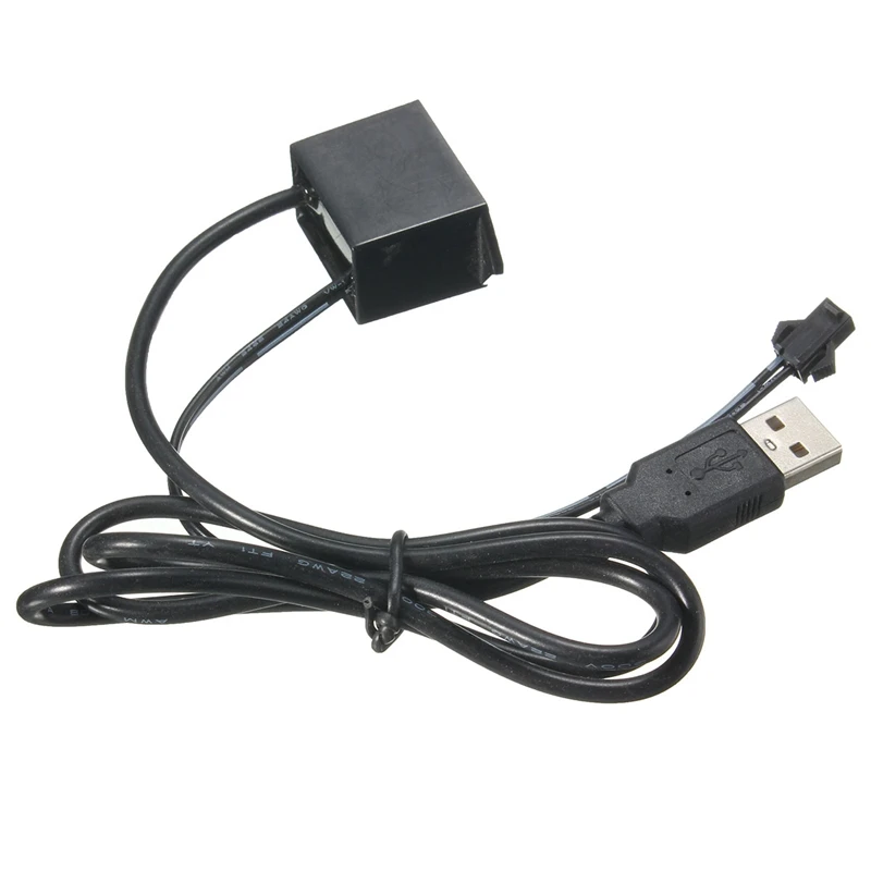 USB контроллер инвертора для 1 3 м светодиодный el провод светящийся гибкий неоновый