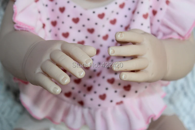 Лидер продаж 22-дюймовая виниловая кукла модная Кукла для рождественского