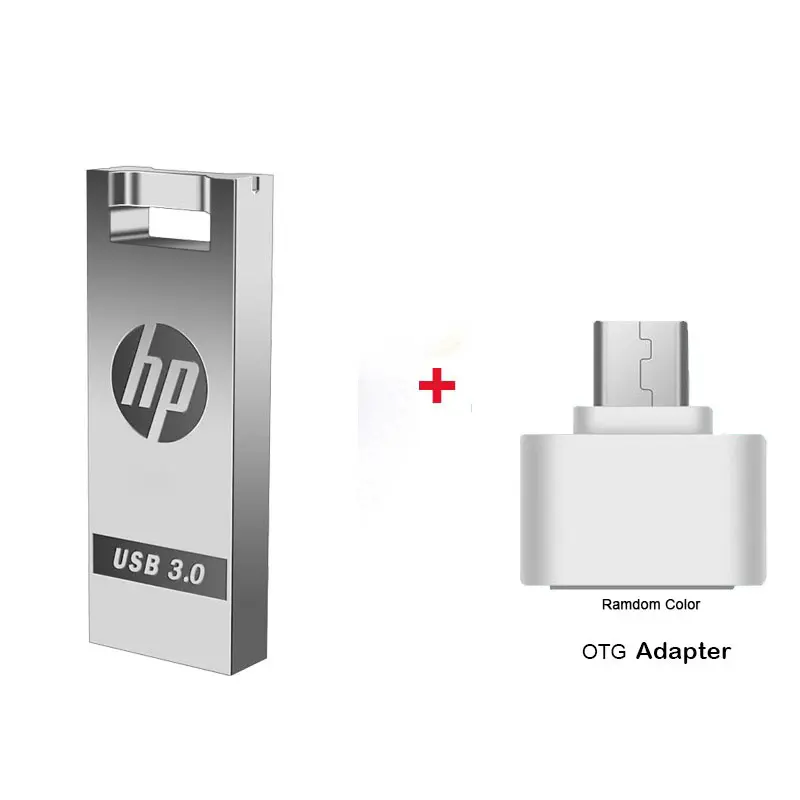 x795w Plus OTG Флэш-диск hp 32 ГБ 16 ГБ, флеш-накопитель на заказ, сделай сам, милый мини-накопитель usb, оригинальная карта памяти, металлический USB флеш-накопитель, Прямая поставка,, 64 ГБ - Цвет: x795w Plus OTG