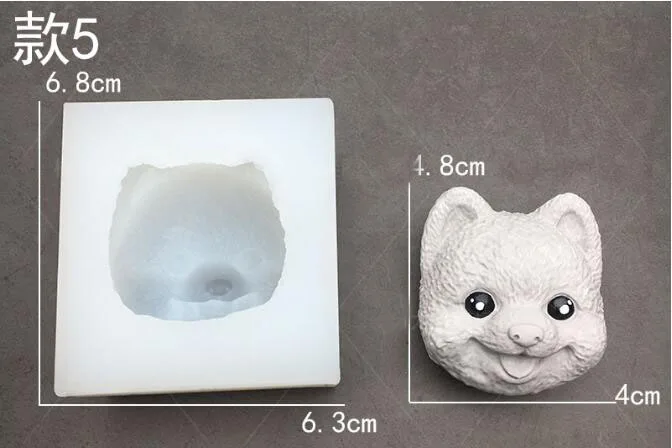 Новый diy щенок помадка шоколад фотообои форма|Формы для тортов| |