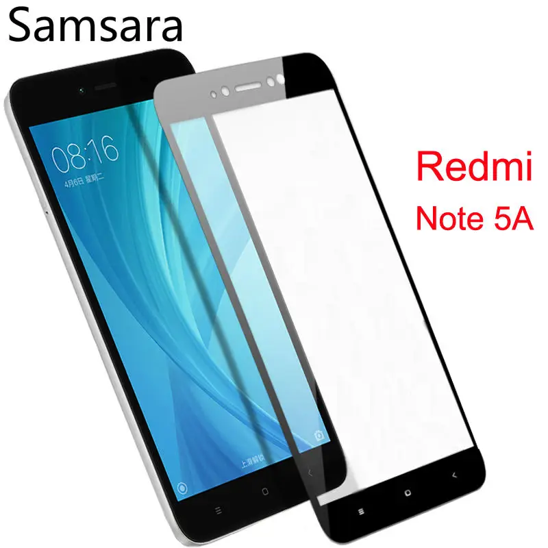 Закаленное стекло для Xiaomi Redmi Note 5A 32 64 ГБ защита экрана полное покрытие защитная