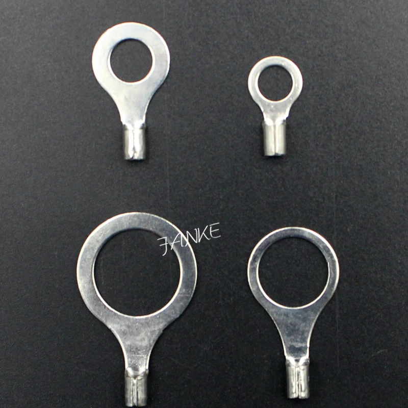 1000 шт./упак. RNB1.25-4 неизолированный кольцевой язычок латунные клеммы кабельный