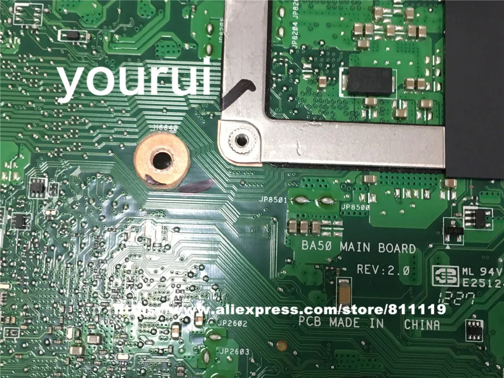 Yourui интегрирован! Материнская плата для ACER TMP453M P453 NB.V6Z11.001 BA50 основной платы REV2.0 HM77