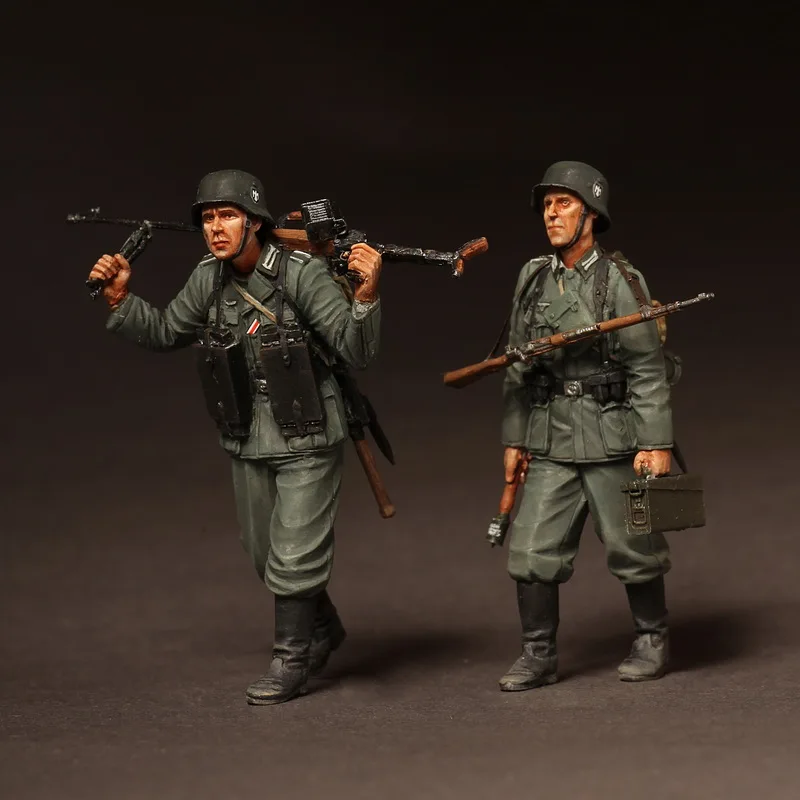 Коллекция 1/35 года наборы моделей фигурок из смолы немецкая пехота WW2 в марте