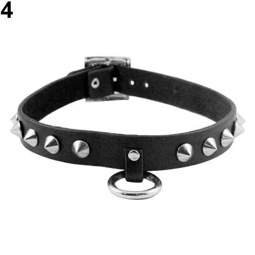 Ожерелье на воротник в стиле панк с заклепками и цепочкой форме сердца рок