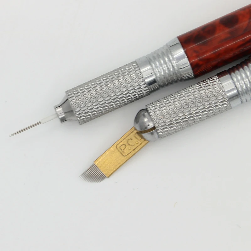 2 шт. Multi function двойная головка ручка для микроблейдинга ручная машинка татуажа