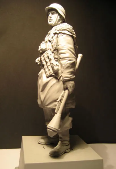 1/16 масштаб неокрашенные смолы фигурка Infantryman Коллекционная | Игрушки и хобби