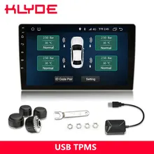 USB автомобильная система давления в шинах TPMS автомобильный dvd-плеер android дисплей Температура и давление с высокой точностью