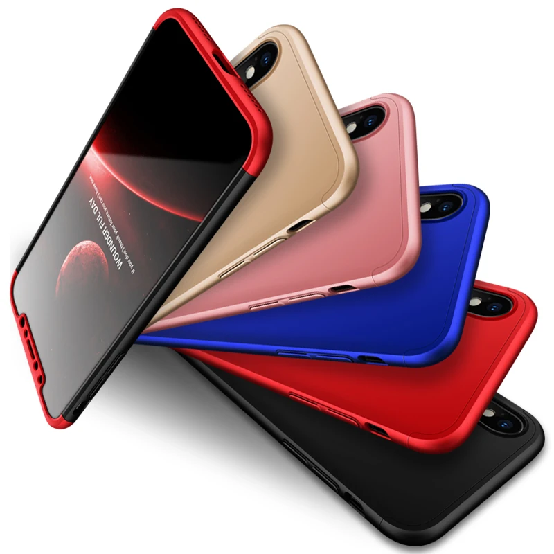 Ultra Thin Anti-knock PC Protection Cover Case For iPhone X 8 Plus 7 6S 6 5 5S SE mobile phone case bag |
