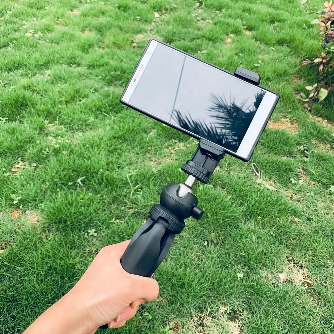 XILETU XS-20 Vlog Мини Гибкий Настольный штатив подставка для камеры смартфонов со съемной шаровой головкой