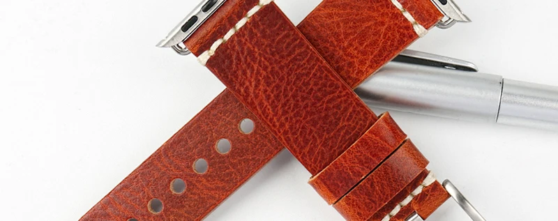 MAIKES часы аксессуары из натуральной коровьей кожи для Apple Watch 42 мм, 38 мм, версия наручных часов iWatch, ремешок 44 мм 40 мм серии 4/3/2/1 Браслеты
