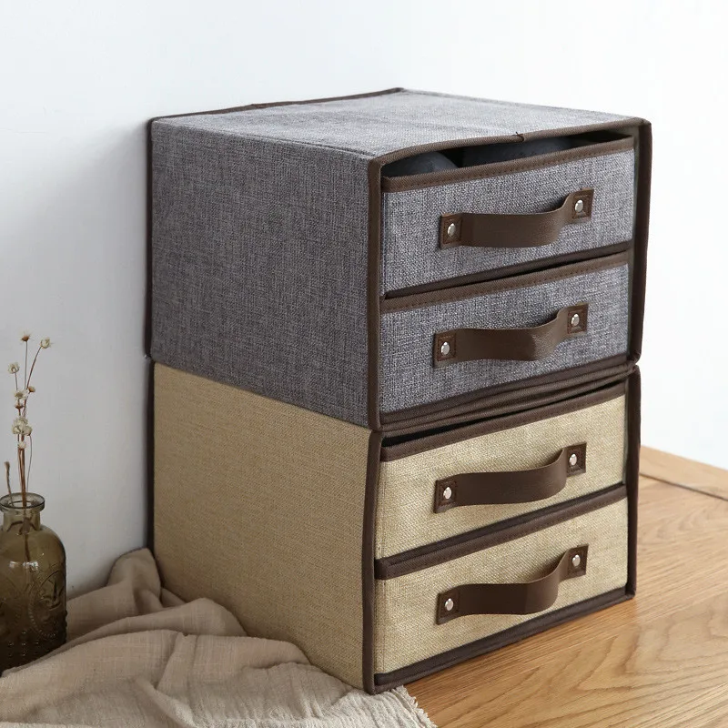 Дома складной ящик для хранения косметики корзины нижнего белья бюстгальтер