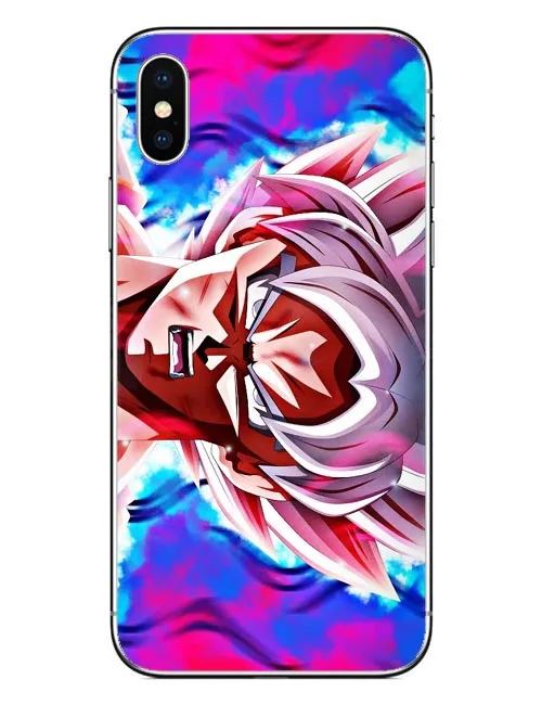 Драконий жемчуг драгонбол z Жесткий ПК чехлы для телефонов iPhone X 10 goku чехол 5 5S SE 6 6S