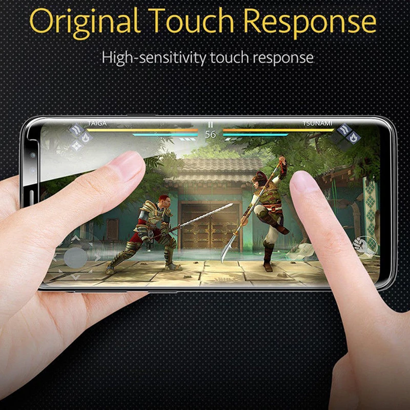 Для samsung Galaxy S9 S8 Plus, Защитное стекло для экрана, полный клей, закаленное стекло, защитная пленка, чехол