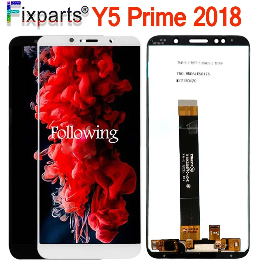 Новый Для Huawei Y5 Prime 2018 ЖК дисплей кодирующий преобразователь сенсорного экрана в
