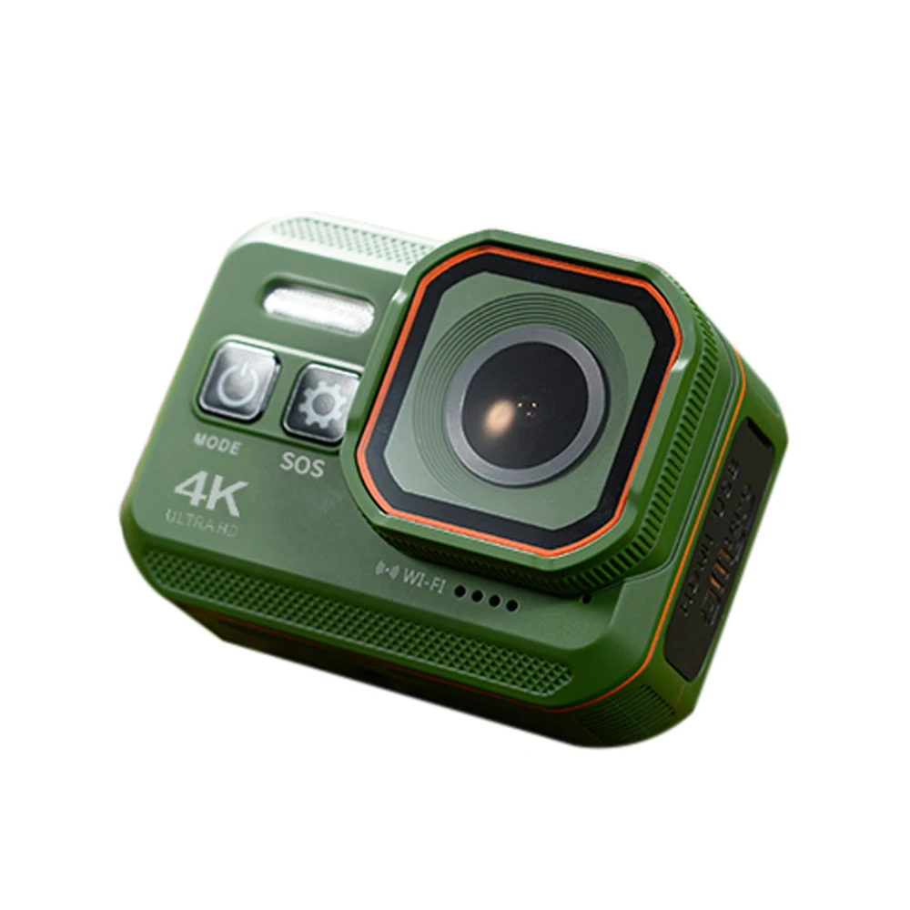 Многофункциональный 4K SOS WiFi фонарик WDR запись Водонепроницаемый Открытый Спорт Vlog Автомобильный видеорегистратор HD камера стиль камеры