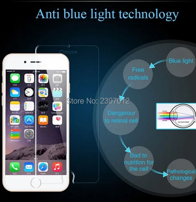 Защитное стекло для экрана SZAICHGSI 9H 0 26 мм apple iphone 5/5S в розничной упаковке оптовая