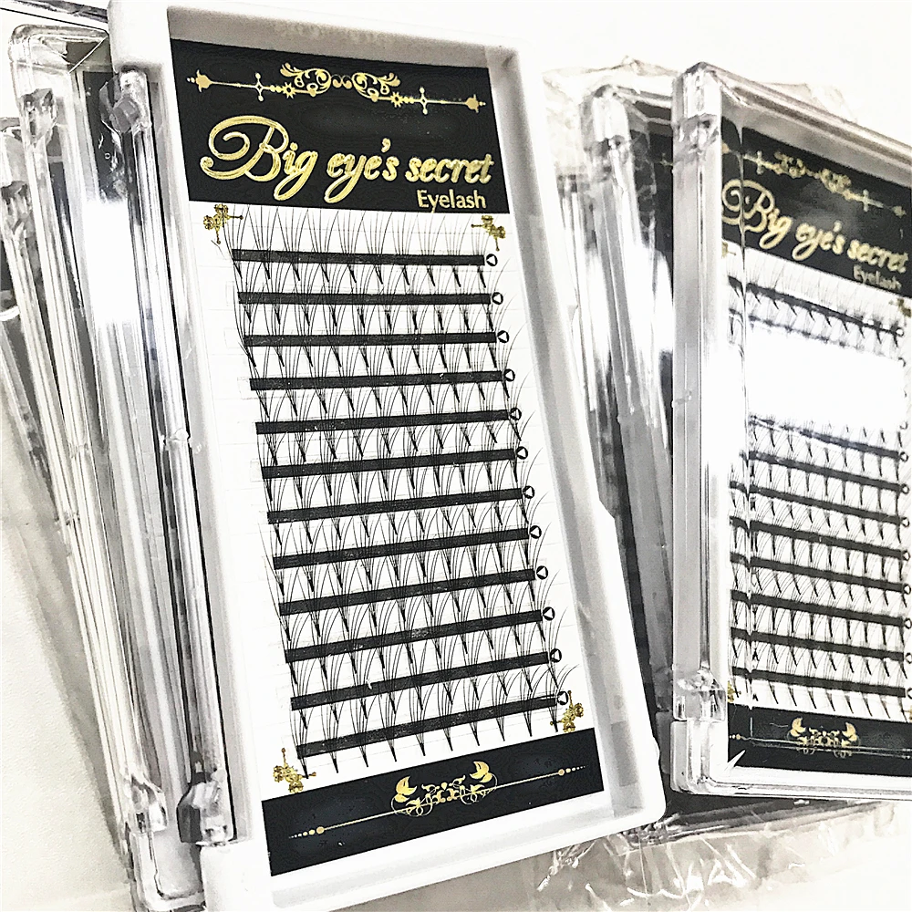

Handmade 5D Volume lashes C D Curl Premade Fans Individual Eyelash Extension Fake False Eyelashes Free Shipping