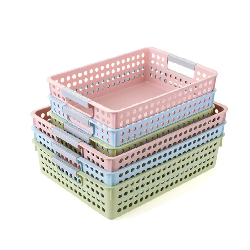 New Brand Basket Vegetable Plastic Storage Portable Durable ToysContainer Organizer Clothes Laundry Holders Small Size#288937 |