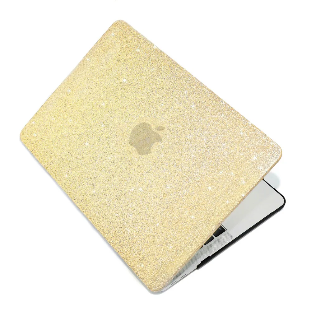 Сияющий блеск Прочный чехол для ноутбука MacBook Pro retina Air 11, 12, 13 лет, 15, для mac Air/Pro 13 15 дюймов A1466 A1708 A1932 оболочки