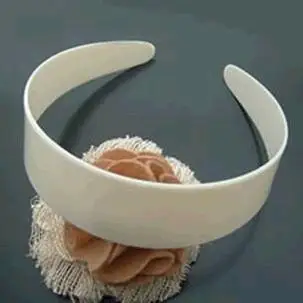 Пластиковый ободок для волос 38 мм белый аксессуар 10 шт. в упаковке оптовая