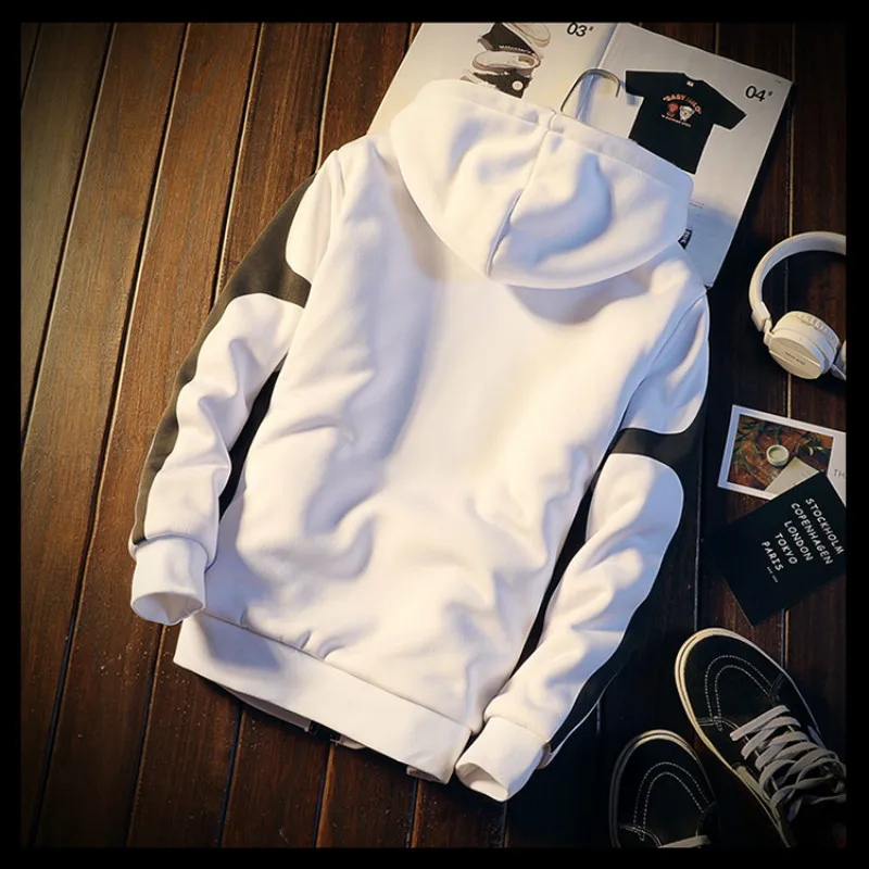 Повседневный мужской спортивный костюм зимний комплект из двух предметов